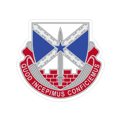 176 Engineer Brigade 2 (U.S. Army) Transparent STICKER Die-Cut Vinyl Decal 2 Inch - The Sticker Space