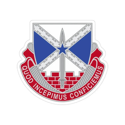 176 Engineer Brigade 2 (U.S. Army) Transparent STICKER Die-Cut Vinyl Decal 4 Inch - The Sticker Space