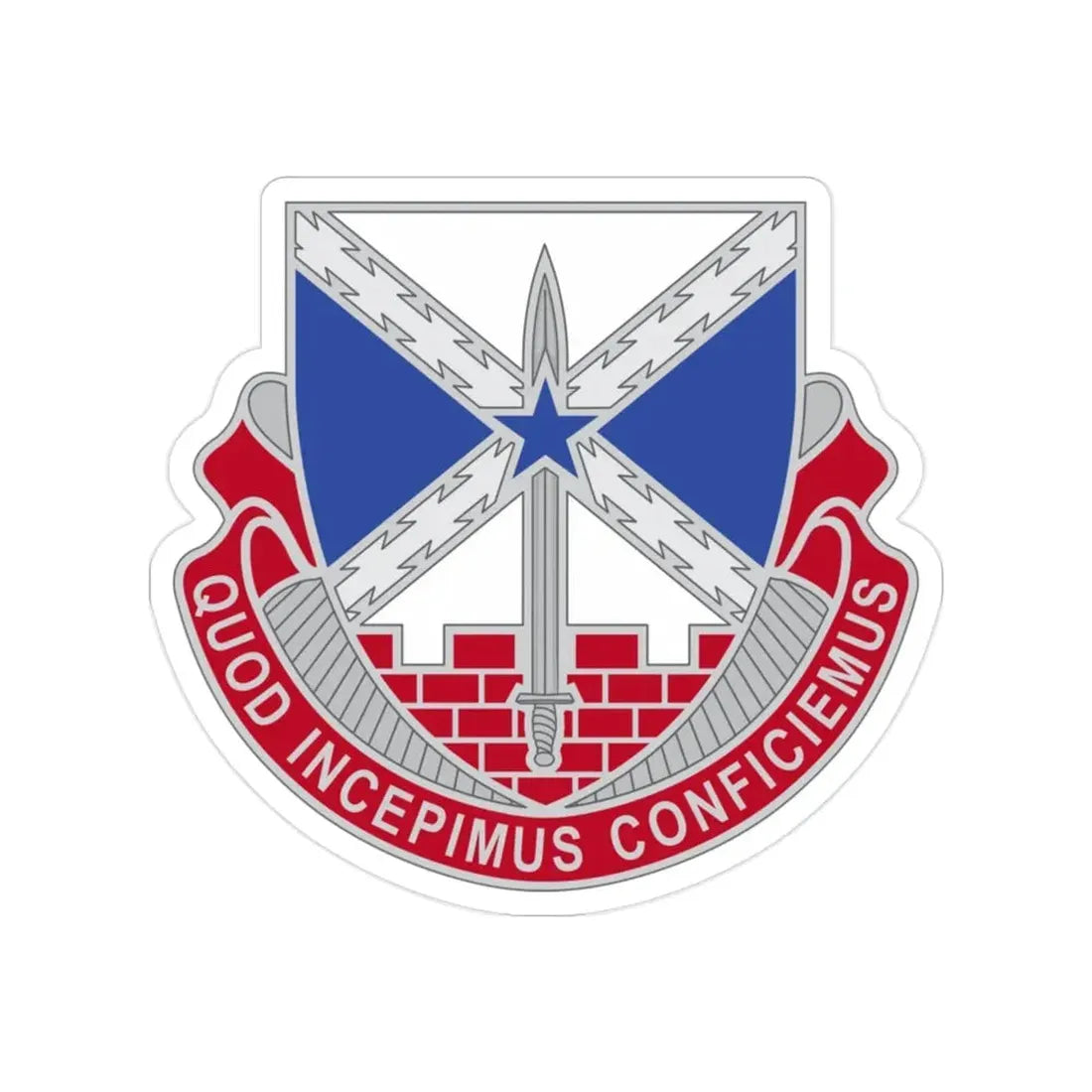 176 Engineer Brigade 2 (U.S. Army) Transparent STICKER Die-Cut Vinyl Decal - The Sticker Space