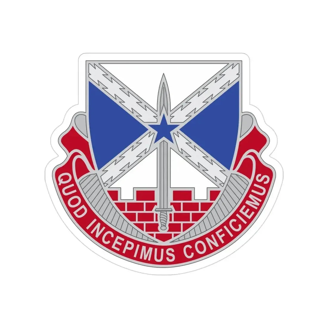 176 Engineer Brigade 2 (U.S. Army) Transparent STICKER Die-Cut Vinyl Decal - The Sticker Space