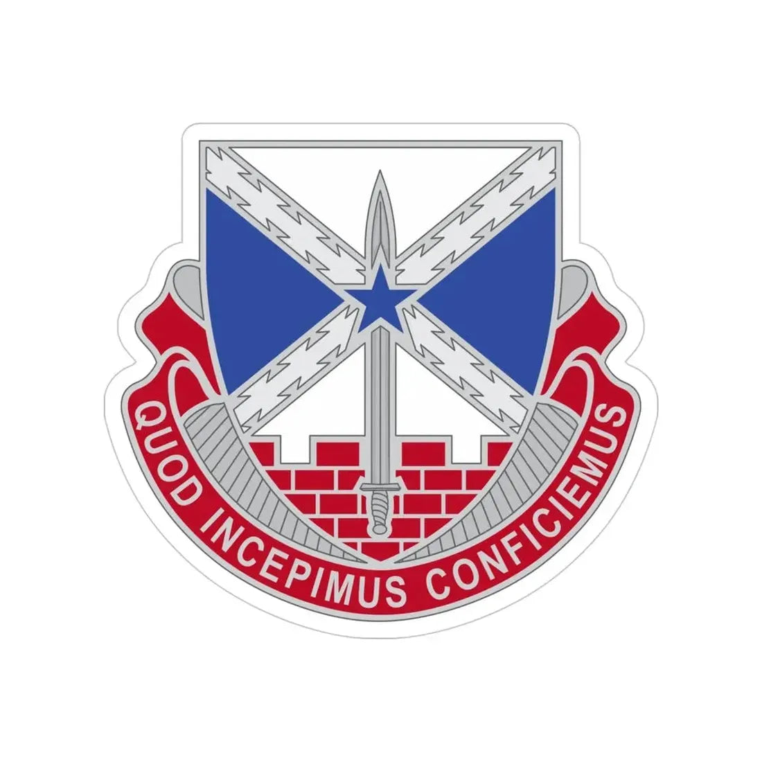 176 Engineer Brigade 2 (U.S. Army) Transparent STICKER Die-Cut Vinyl Decal - The Sticker Space