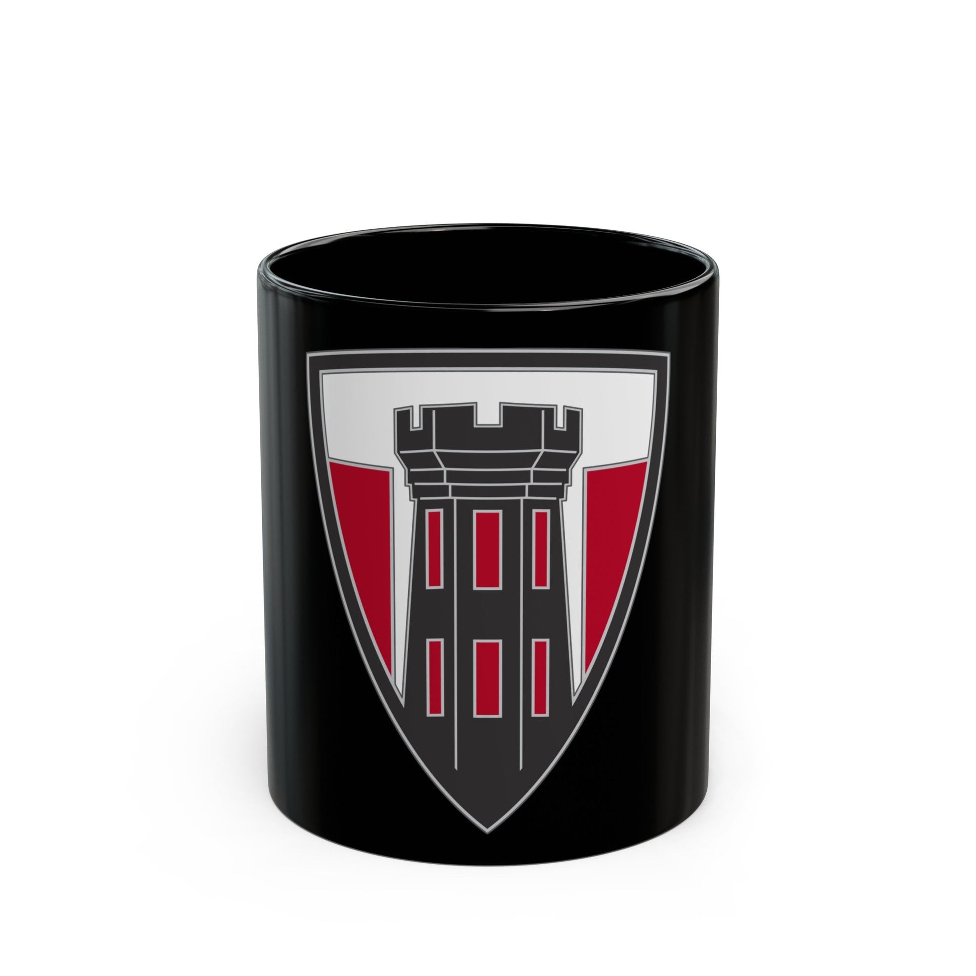 176 Engineer Brigade 3 (U.S. Army) Black Coffee Mug-11oz-The Sticker Space