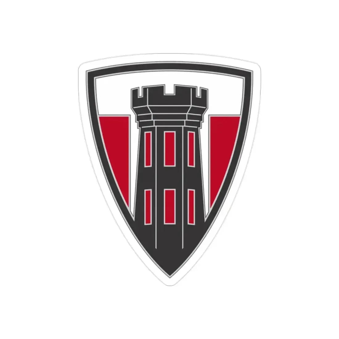 176 Engineer Brigade 3 (U.S. Army) REVERSE PRINT Transparent Die-Cut STICKER - The Sticker Space