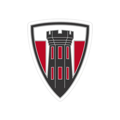 176 Engineer Brigade 3 (U.S. Army) REVERSE PRINT Transparent Die-Cut STICKER - The Sticker Space