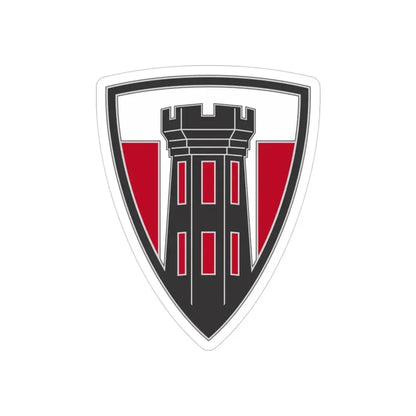 176 Engineer Brigade 3 (U.S. Army) REVERSE PRINT Transparent Die-Cut STICKER - The Sticker Space