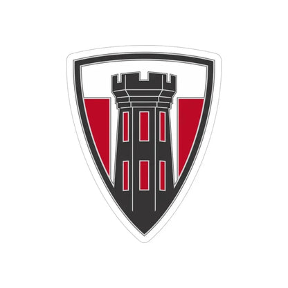 176 Engineer Brigade 3 (U.S. Army) REVERSE PRINT Transparent Die-Cut STICKER - The Sticker Space