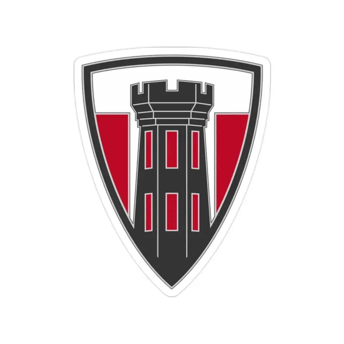 176 Engineer Brigade 3 (U.S. Army) Transparent STICKER Die-Cut Vinyl Decal 2 Inch - The Sticker Space