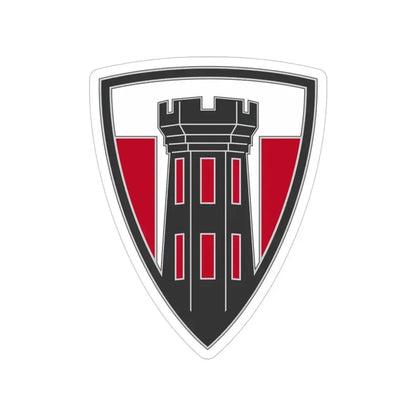 176 Engineer Brigade 3 (U.S. Army) Transparent STICKER Die-Cut Vinyl Decal 4 Inch - The Sticker Space