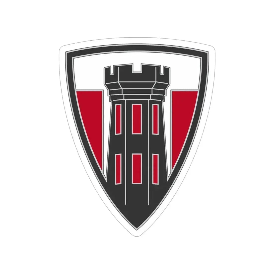 176 Engineer Brigade 3 (U.S. Army) Transparent STICKER Die-Cut Vinyl Decal 6 Inch - The Sticker Space