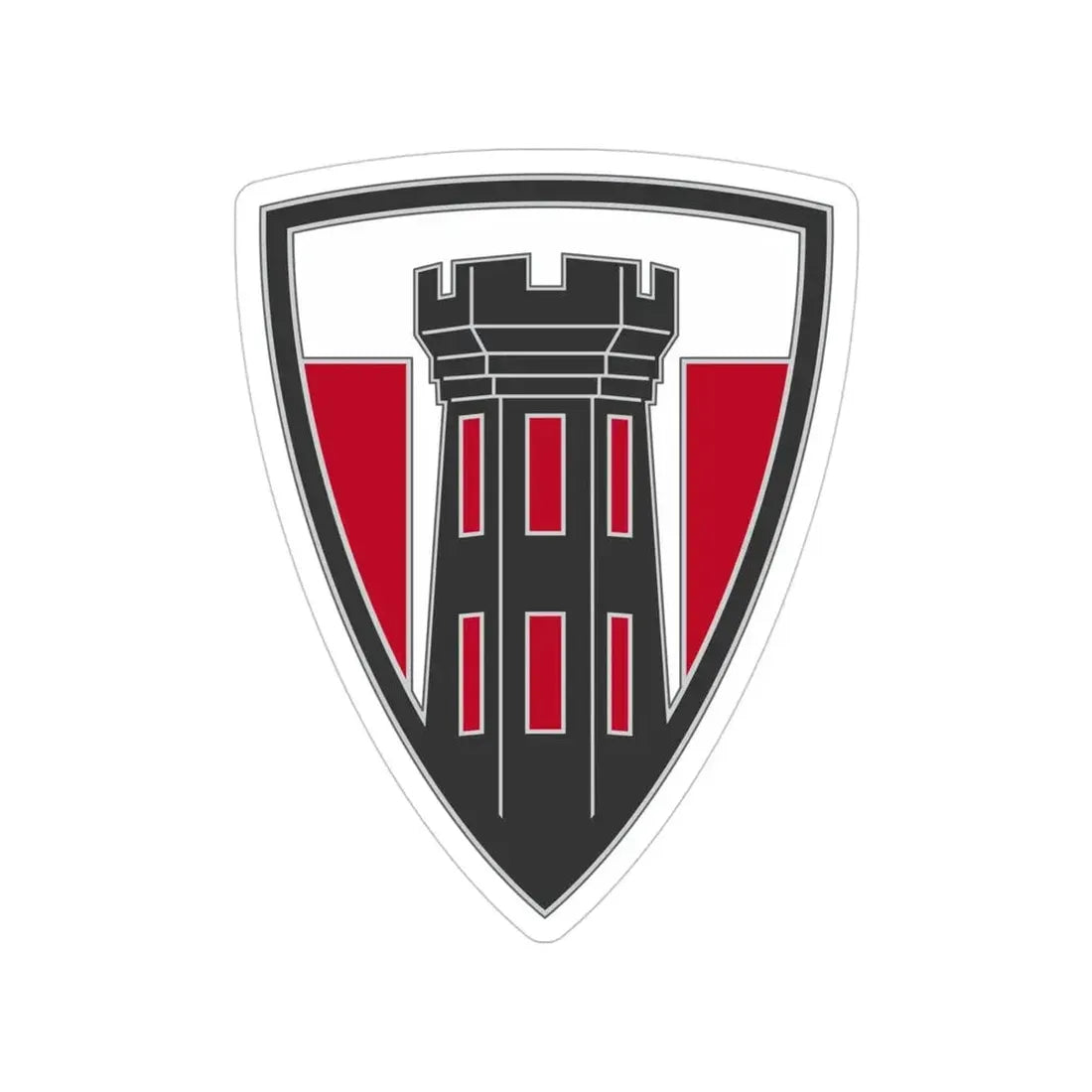 176 Engineer Brigade 3 (U.S. Army) Transparent STICKER Die-Cut Vinyl Decal - The Sticker Space