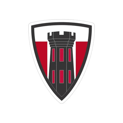 176 Engineer Brigade (U.S. Army) REVERSE PRINT Transparent Die-Cut STICKER - The Sticker Space