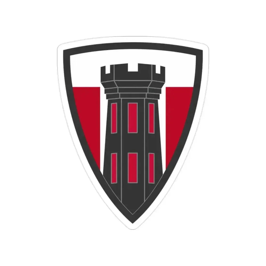 176 Engineer Brigade (U.S. Army) Transparent STICKER Die-Cut Vinyl Decal 2 Inch - The Sticker Space