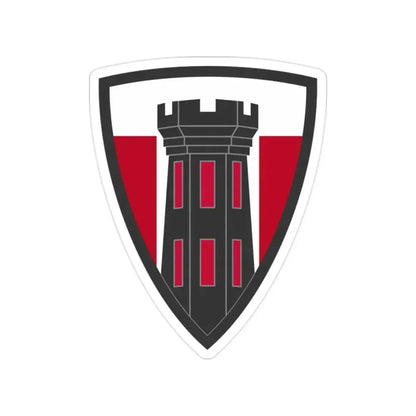 176 Engineer Brigade (U.S. Army) Transparent STICKER Die-Cut Vinyl Decal 2 Inch - The Sticker Space