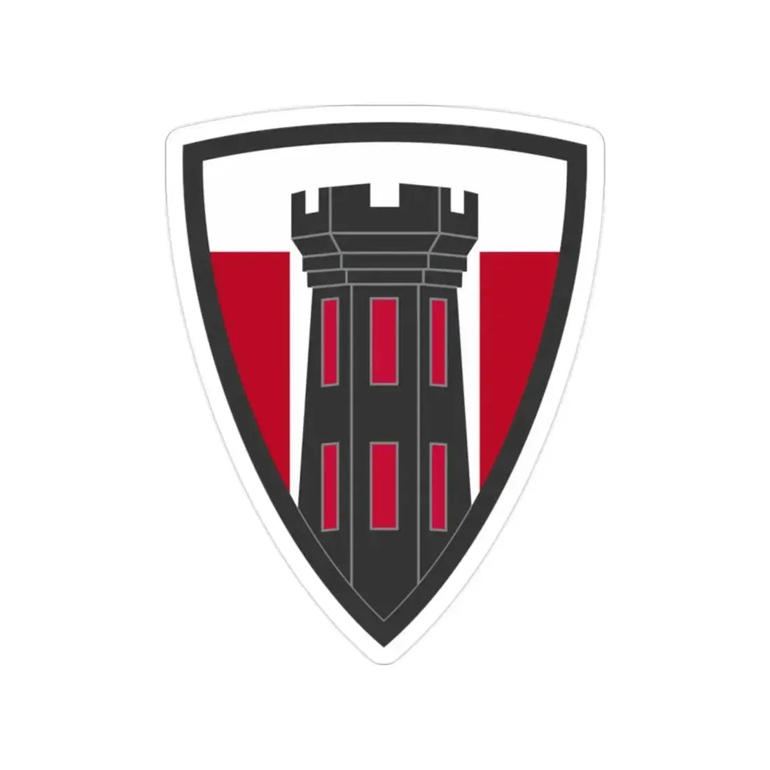 176 Engineer Brigade (U.S. Army) Transparent STICKER Die-Cut Vinyl Decal 2 Inch - The Sticker Space