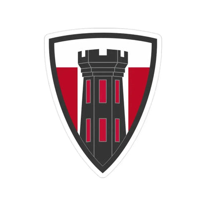 176 Engineer Brigade (U.S. Army) Transparent STICKER Die-Cut Vinyl Decal 2 Inch - The Sticker Space