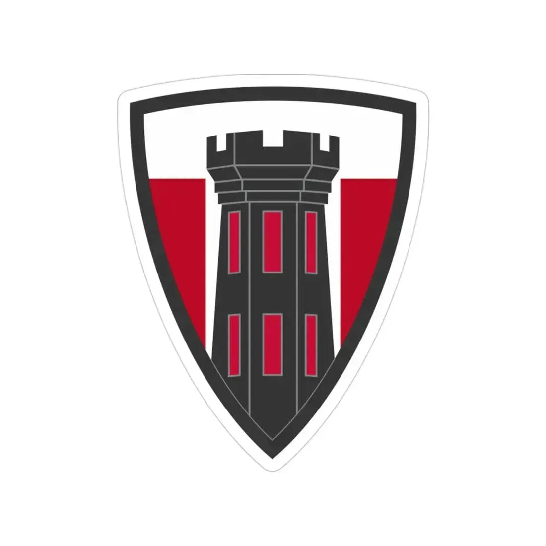 176 Engineer Brigade (U.S. Army) Transparent STICKER Die-Cut Vinyl Decal 3 Inch - The Sticker Space