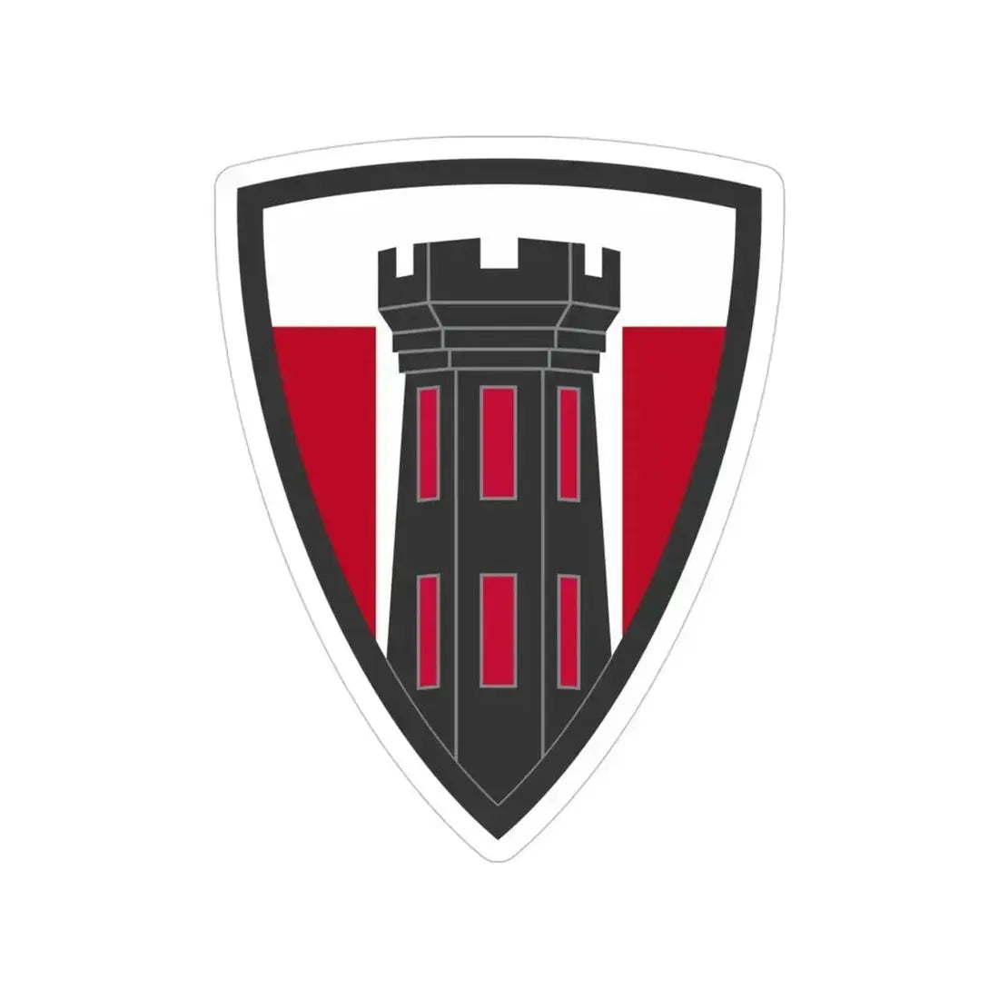 176 Engineer Brigade (U.S. Army) Transparent STICKER Die-Cut Vinyl Decal 4 Inch - The Sticker Space