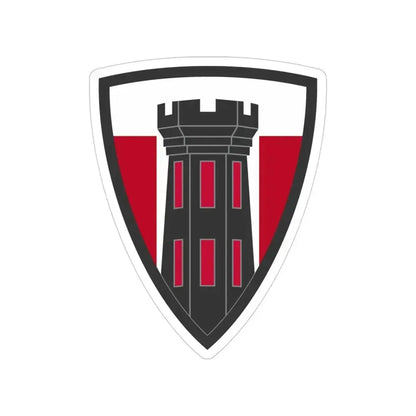 176 Engineer Brigade (U.S. Army) Transparent STICKER Die-Cut Vinyl Decal 4 Inch - The Sticker Space