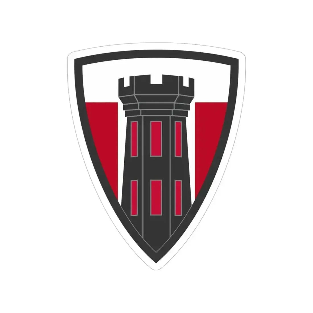 176 Engineer Brigade (U.S. Army) Transparent STICKER Die-Cut Vinyl Decal 4 Inch - The Sticker Space