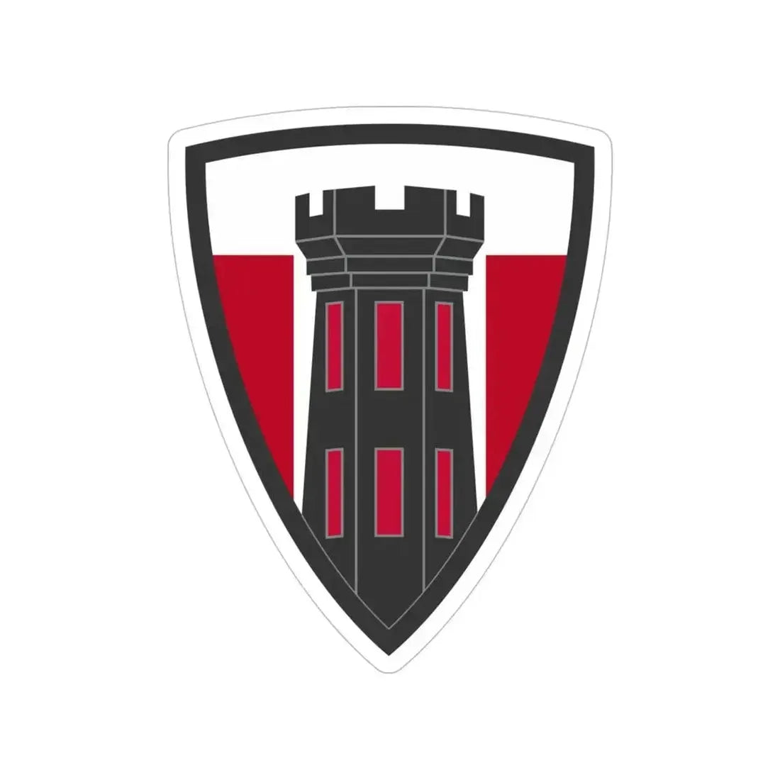 176 Engineer Brigade (U.S. Army) Transparent STICKER Die-Cut Vinyl Decal 5 Inch - The Sticker Space