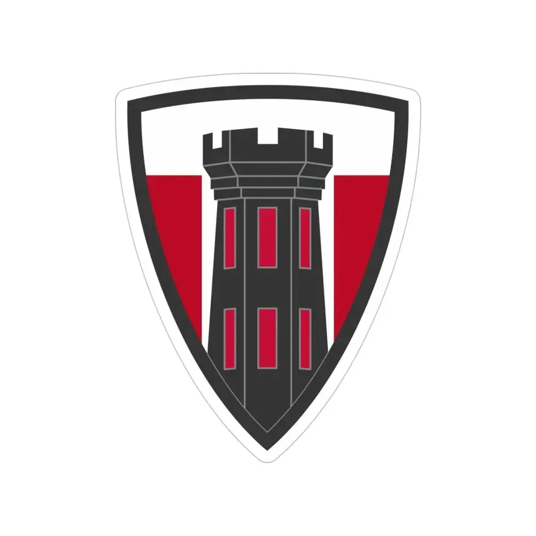 176 Engineer Brigade (U.S. Army) Transparent STICKER Die-Cut Vinyl Decal 5 Inch - The Sticker Space