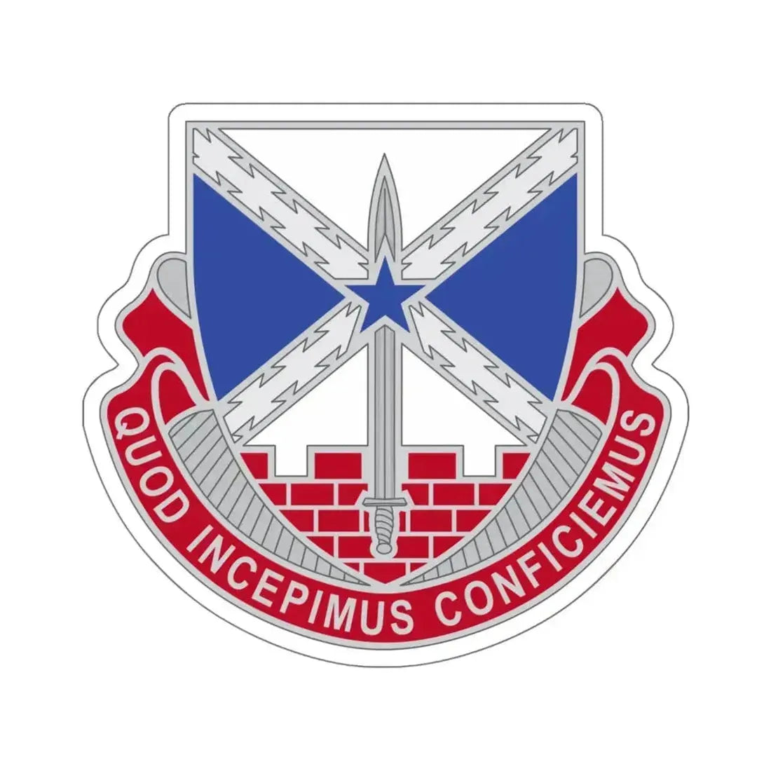 176 Engineer Brigade v2 (U.S. Army) STICKER Vinyl Die-Cut Decal 6 Inch - The Sticker Space