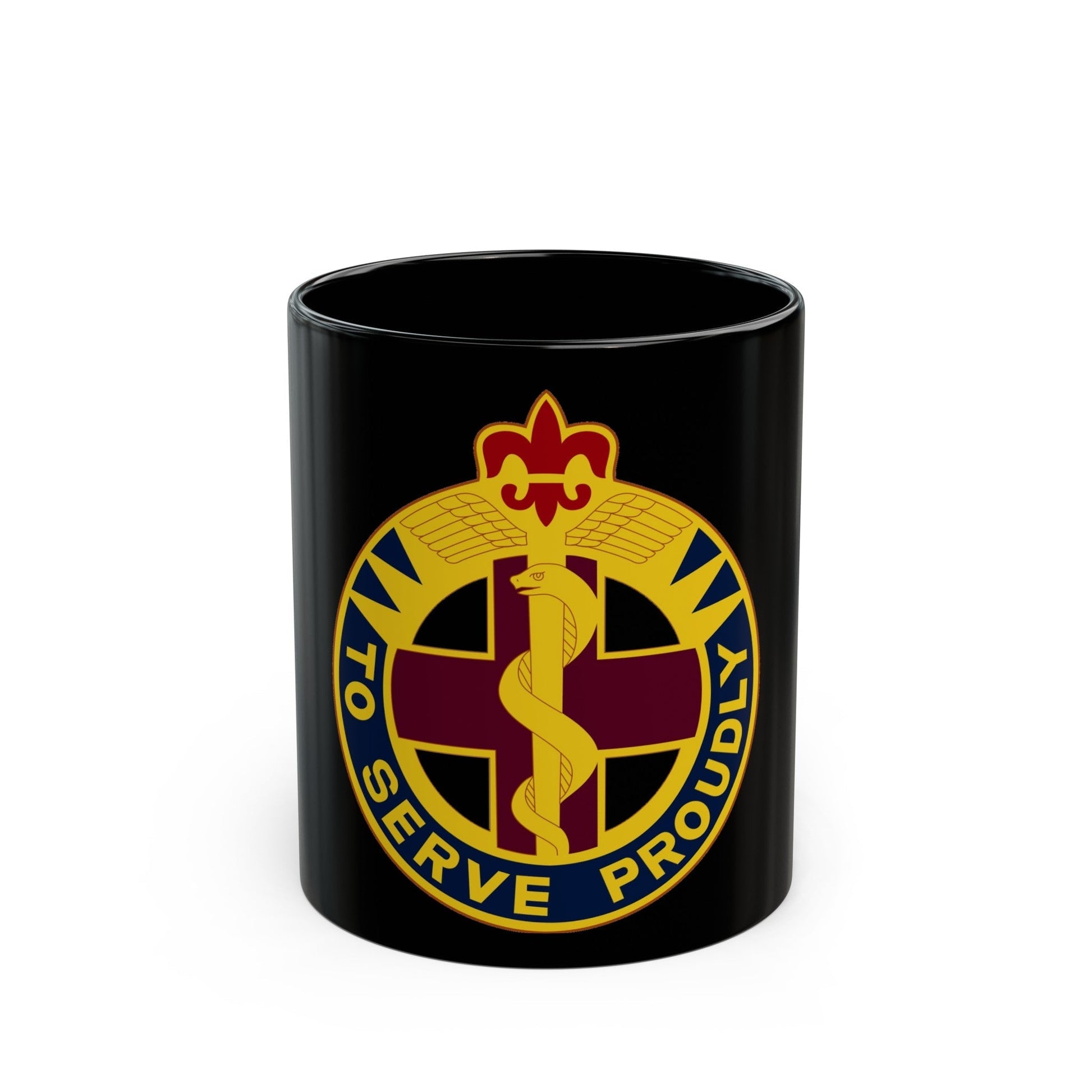 176 Medical Brigade 2 (U.S. Army) Black Coffee Mug-11oz-The Sticker Space