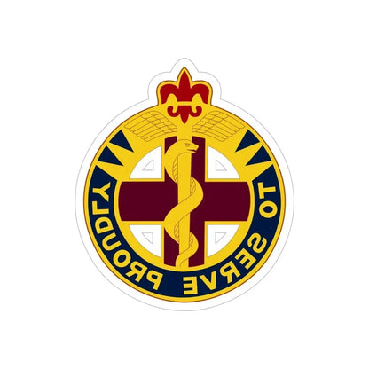 176 Medical Brigade 2 (U.S. Army) REVERSE PRINT Transparent Die-Cut STICKER - The Sticker Space