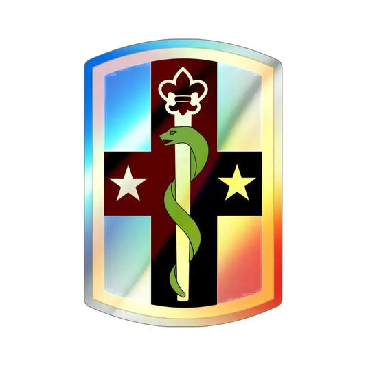 176 Medical Brigade (U.S. Army) Holographic STICKER Die-Cut Vinyl Decal 6 Inch Holographic - The Sticker Space