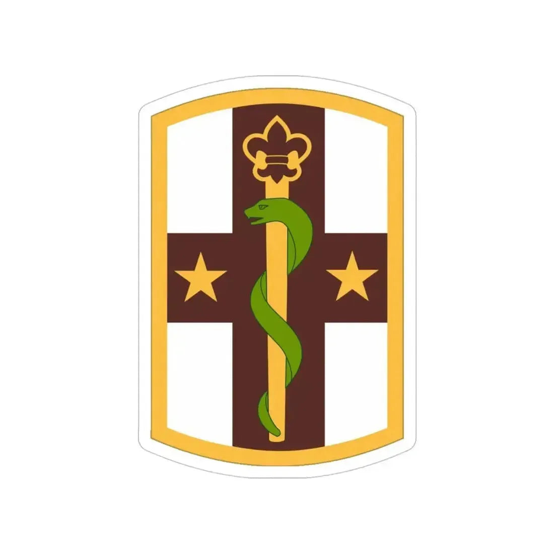 176 Medical Brigade (U.S. Army) Transparent STICKER Die-Cut Vinyl Decal 4 Inch - The Sticker Space