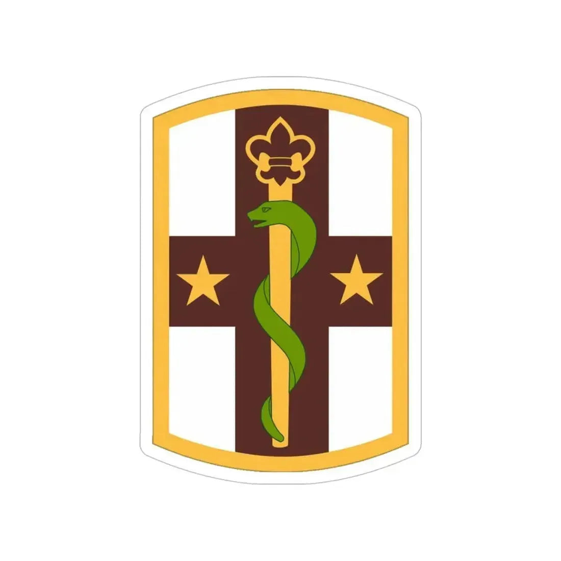 176 Medical Brigade (U.S. Army) Transparent STICKER Die-Cut Vinyl Decal 5 Inch - The Sticker Space