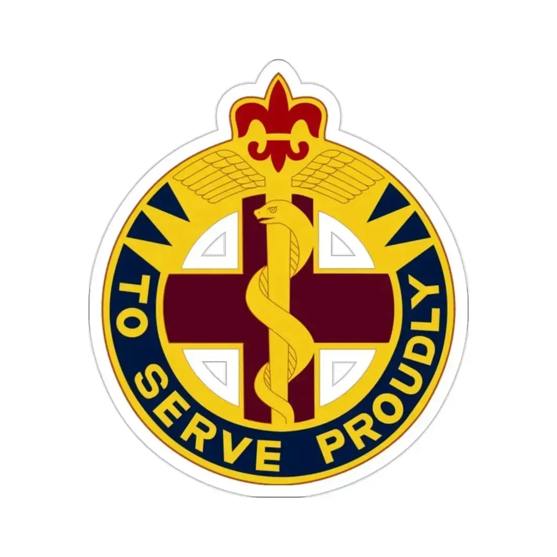 176 Medical Brigade v2 (U.S. Army) STICKER Vinyl Die-Cut Decal 2 Inch - The Sticker Space