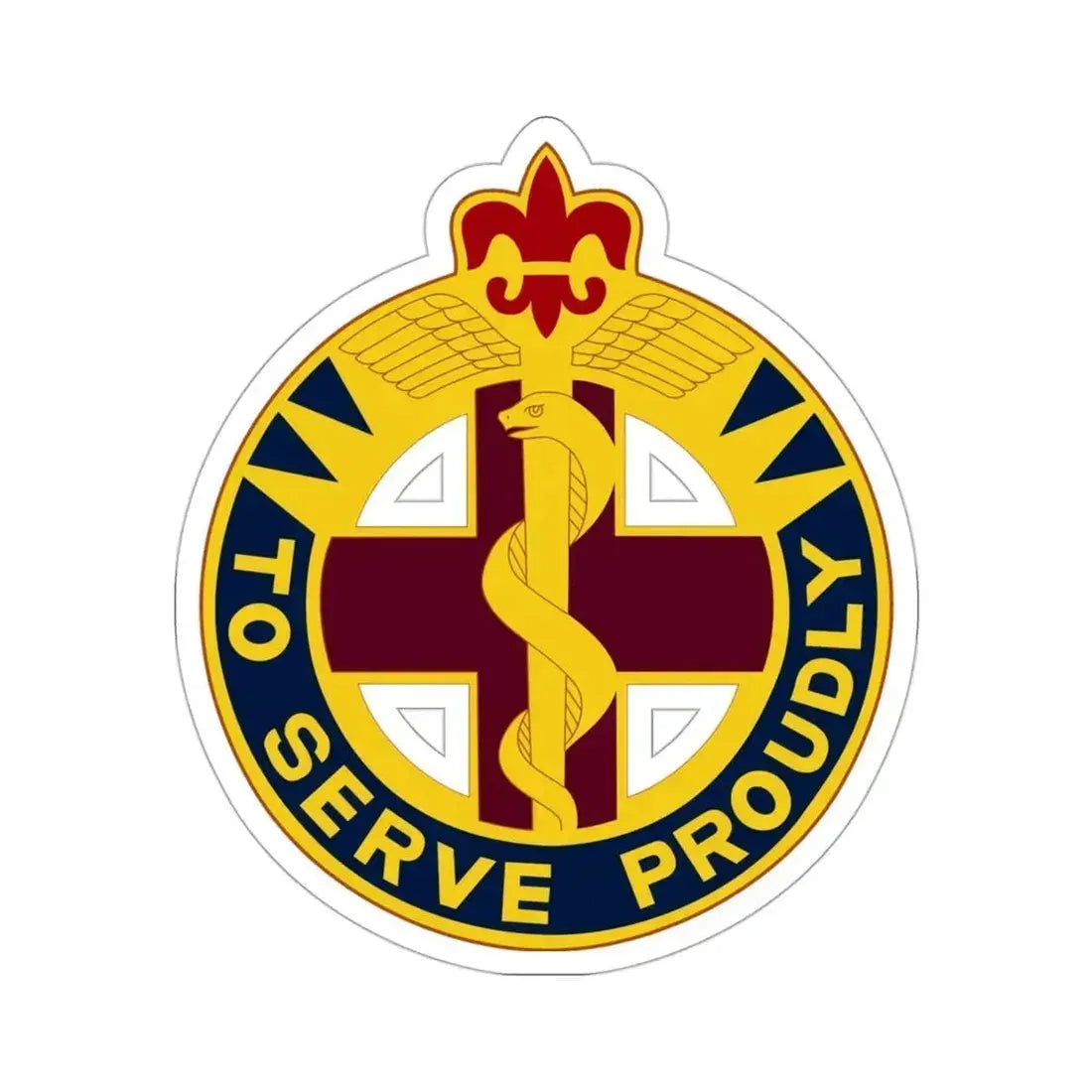 176 Medical Brigade v2 (U.S. Army) STICKER Vinyl Die-Cut Decal 3 Inch - The Sticker Space