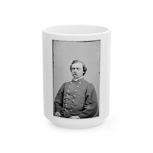 Portrait Of Brig. Gen. Joseph Finegan, Officer Of The Confederate Army (U.S. Civil War) White Coffee Mug