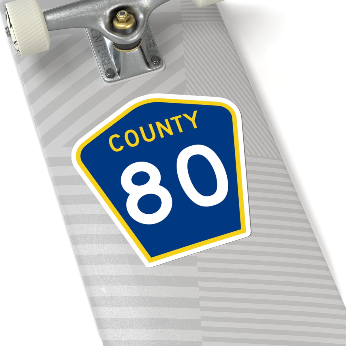 County 80 MN (Minnesota) (Road Sign) STICKER Vinyl Kiss-Cut Decal