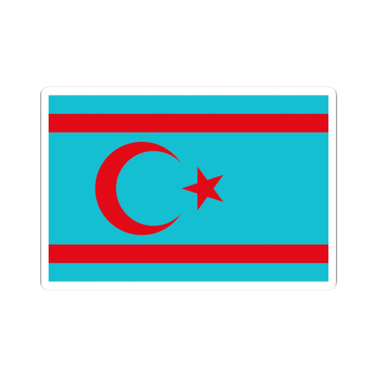 Flag of Syrian Turkmens (Syria) STICKER Vinyl Kiss-Cut Decal