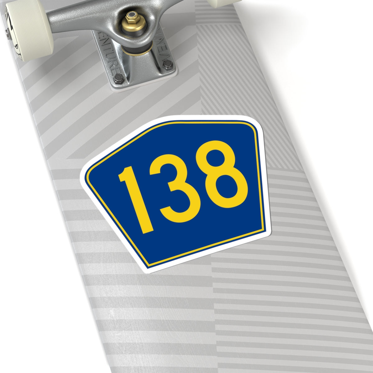 PR secondary 138 (Puerto Rico) (Road Sign) STICKER Vinyl Kiss-Cut Decal