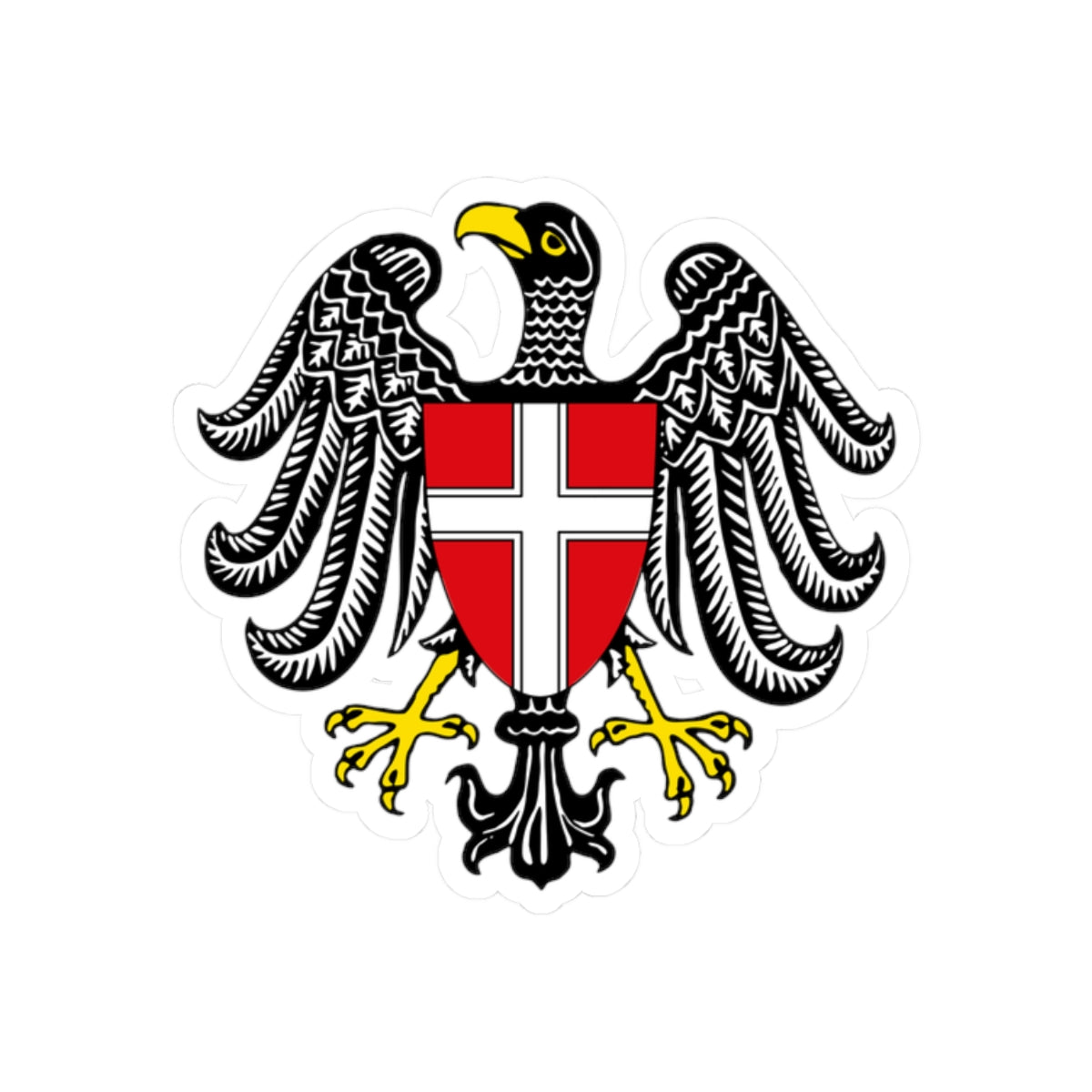 Coat of Arms of Wien Austria - STICKER Vinyl Kiss-Cut Decal