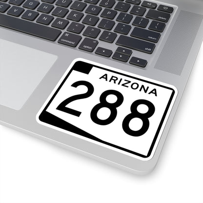 Arizona 288 (Arizona) (Road Sign) STICKER Vinyl Kiss-Cut Decal