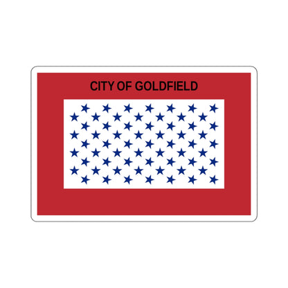 Flag of Goldfield, Colorado - STICKER Vinyl Kiss-Cut Decal