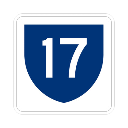 PR primary 17 (Puerto Rico) (Road Sign) STICKER Vinyl Kiss-Cut Decal