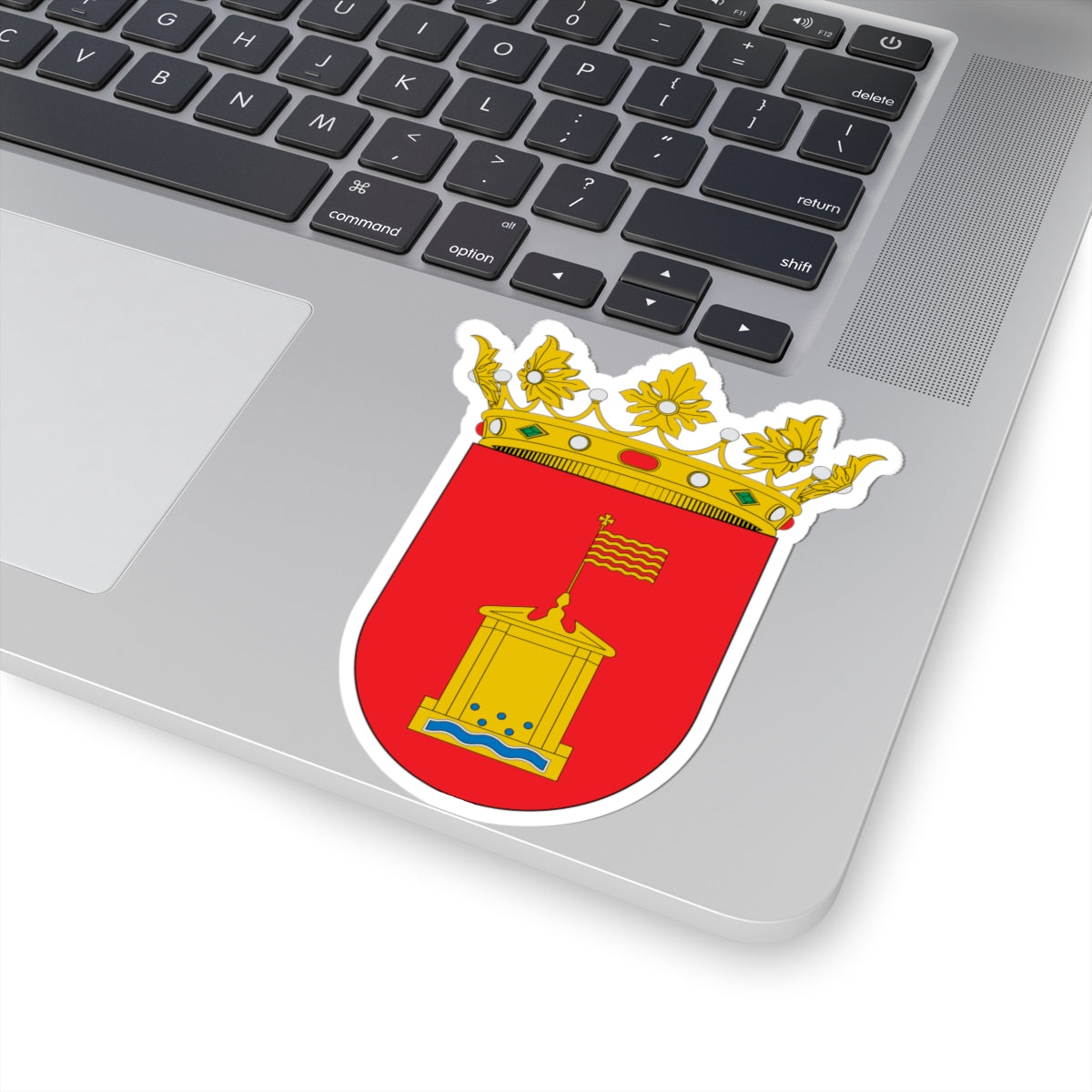 Escudo de Manchones (Spain) (Coat of Arms) STICKER Vinyl Kiss-Cut Decal