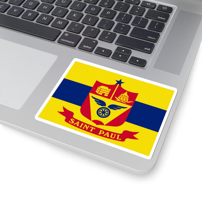 Flag of St. Paul, Minnesota - STICKER Vinyl Kiss-Cut Decal