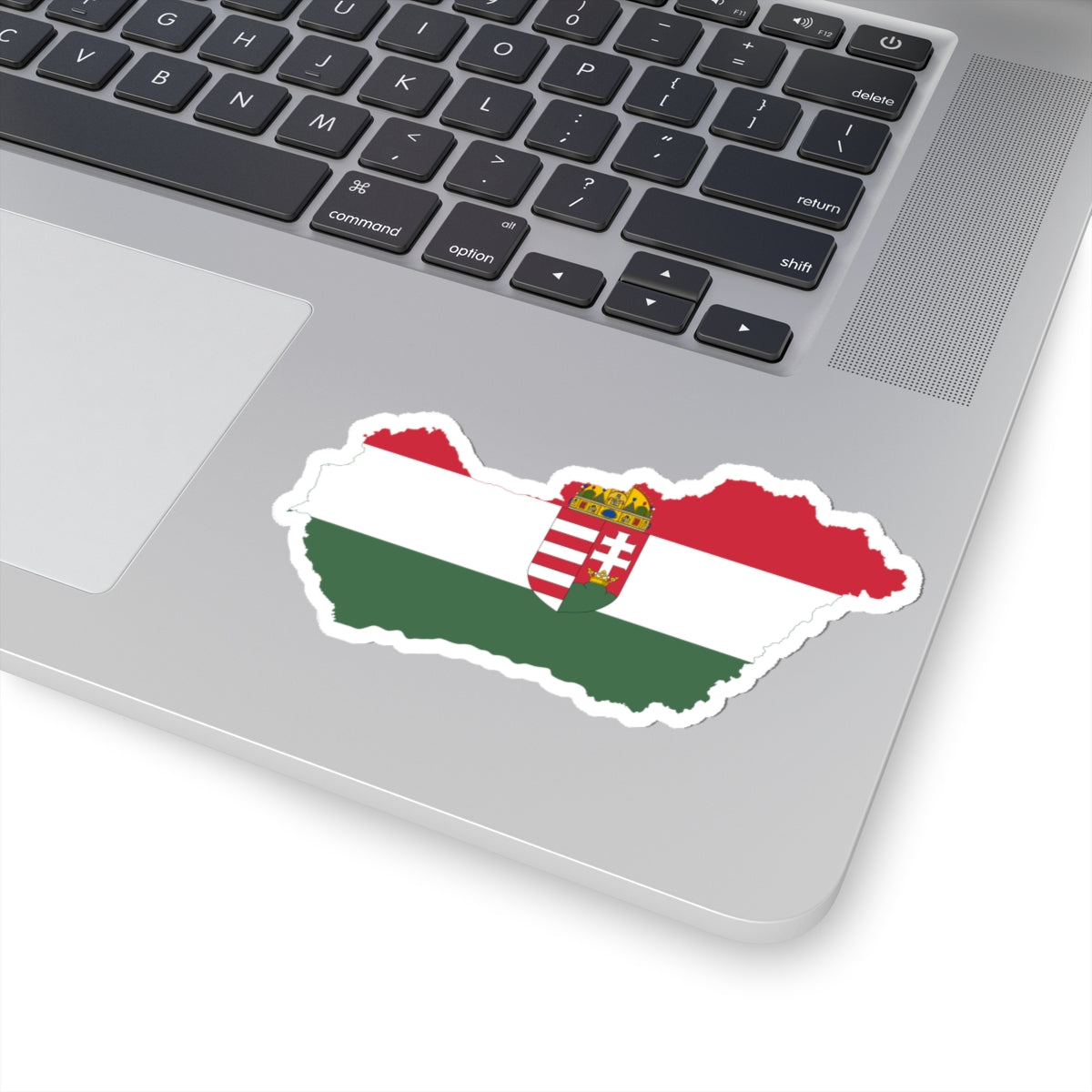 Flag-map of Hungary 1920-1921 (Hungary) STICKER Vinyl Kiss-Cut Decal