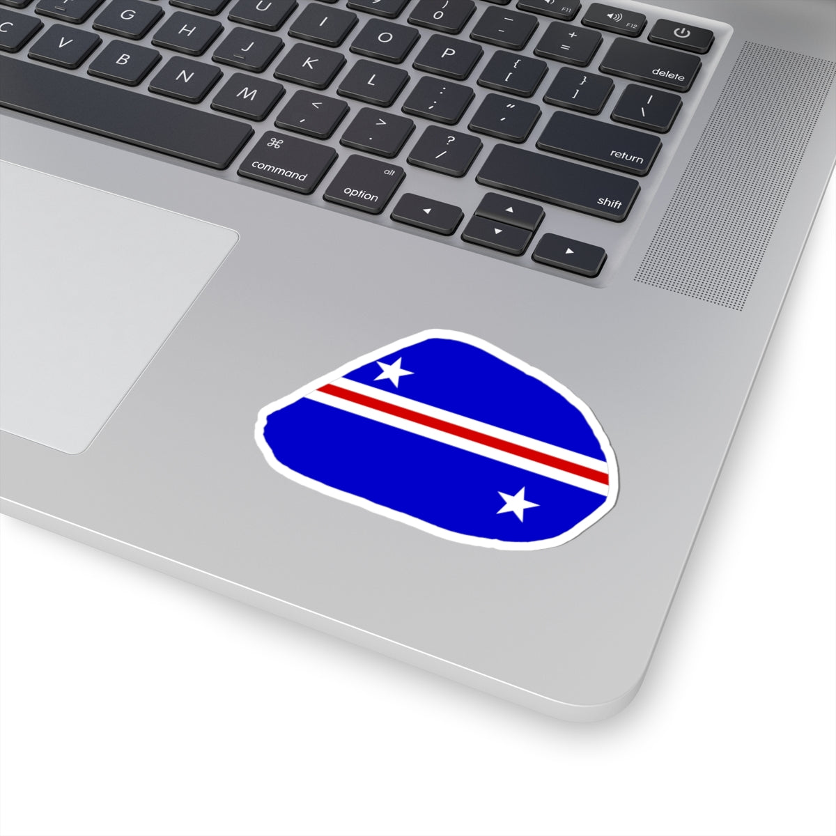 Baker Island flag map local (United States) STICKER Vinyl Kiss-Cut Decal