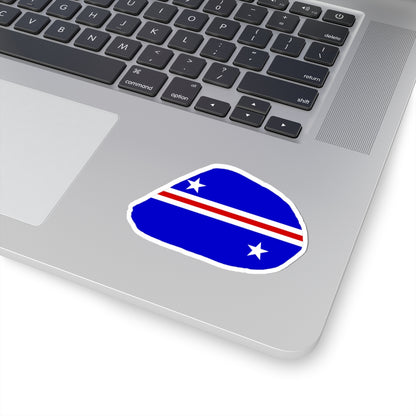 Baker Island flag map local (United States) STICKER Vinyl Kiss-Cut Decal