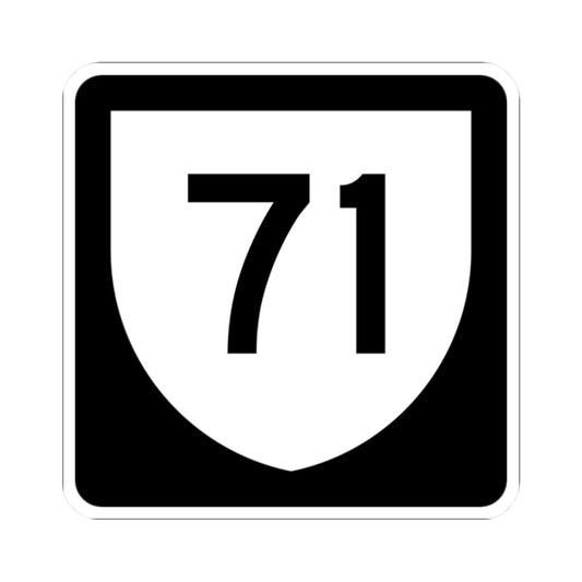PR urban primary 71 (Puerto Rico) (Road Sign) STICKER Vinyl Kiss-Cut Decal