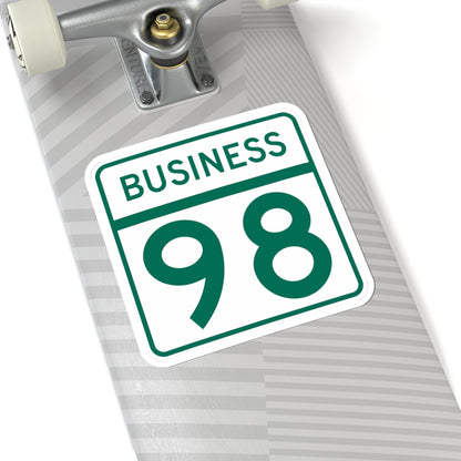 MD Route 98 Business (Maryland) (Road Sign) STICKER Vinyl Kiss-Cut Decal