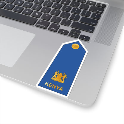 10. Kenyan Air Force MAJ (Kenya) (Military Rank) STICKER Vinyl Kiss-Cut Decal