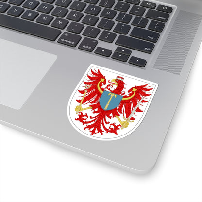 Arms of Brandenburg (Denmark) (Coat of Arms) STICKER Vinyl Kiss-Cut Decal